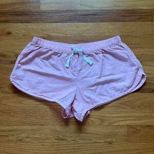 Pink Preppy Polkadot Micro Mini Victoria's Secret Pyjama Shorts Size XS Y2K
